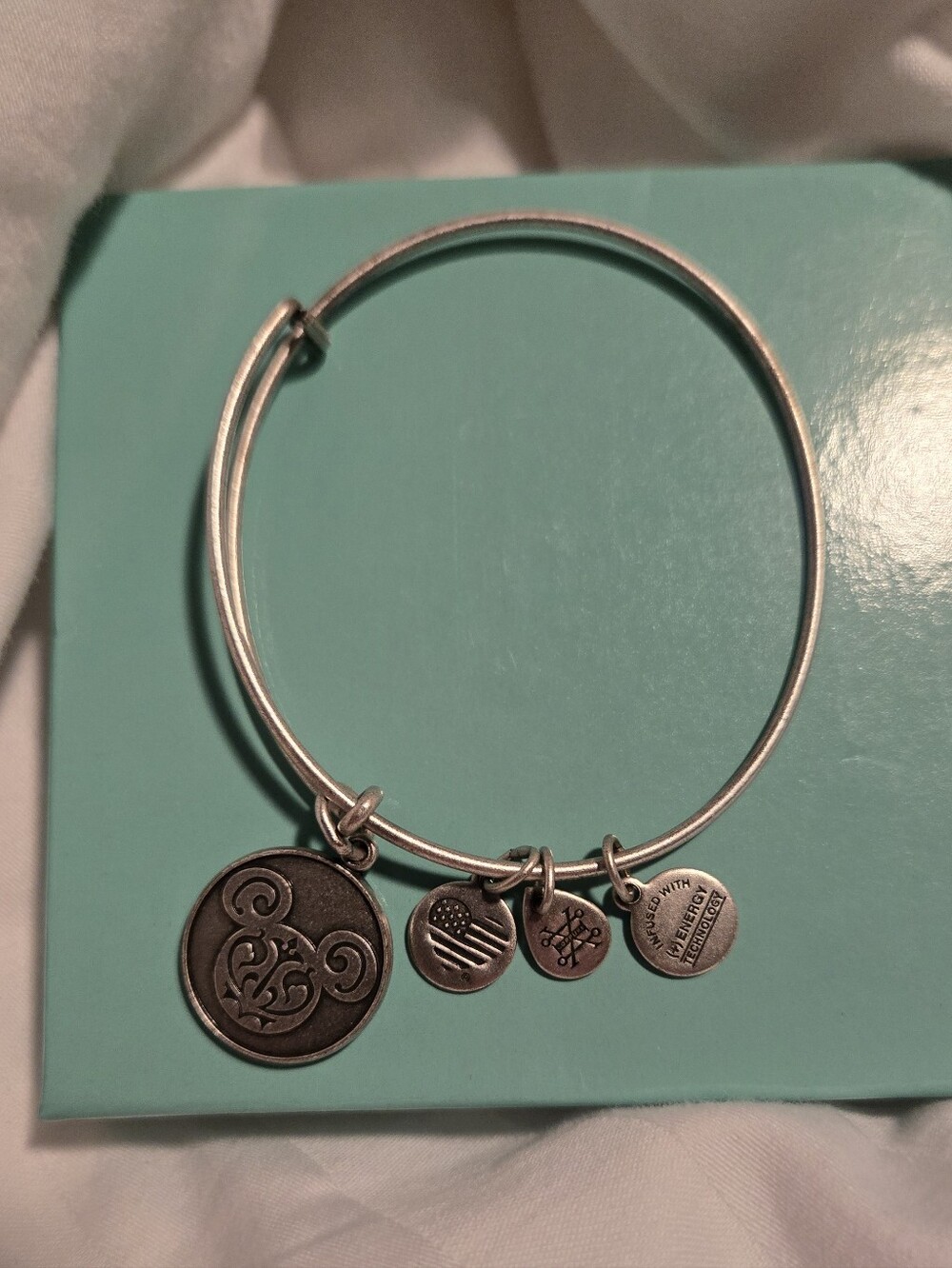 Alex & Ani Bangle Bracelet with charms